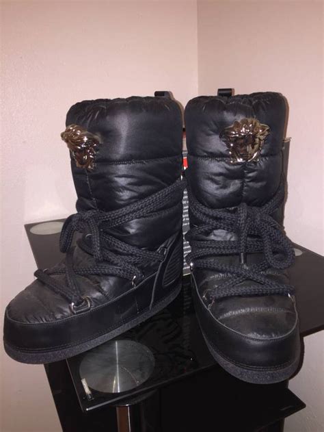 versace moon boots ebay|Rare Versace Medusa Palazzo Limited Edition Mens Snow Moon .